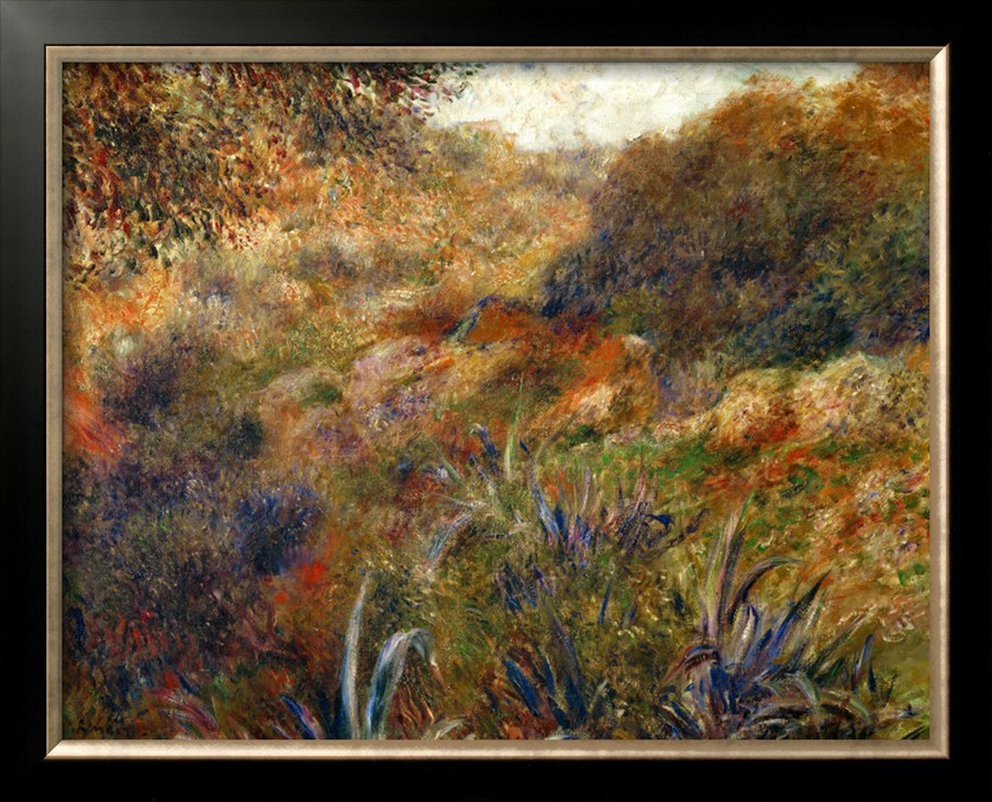 Algerian Landscape the Gorge of the Femme Sauvage 1881 - Pierre-Auguste Renoir painting on canvas